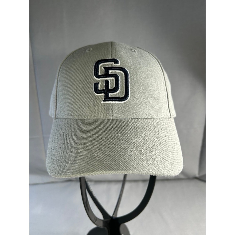 San Diego Padres 47 Brand Grey Hat‎ Cap hook and loop adjustable One Size
